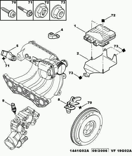 CITROËN/PEUGEOT 1338 A7 - Sonde de température, liquide de refroidissement cwaw.fr