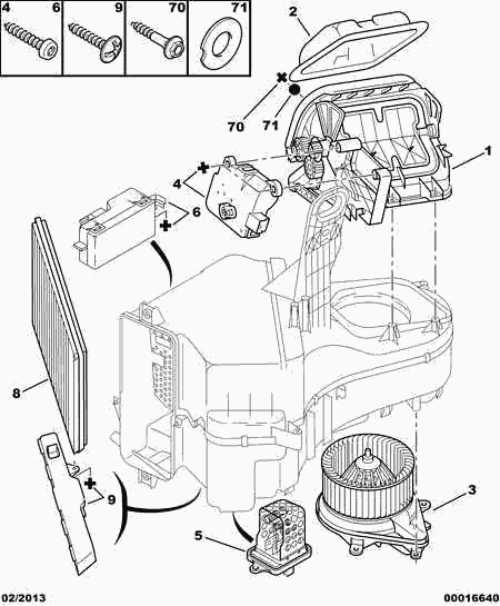 PEUGEOT 6447 FG - Filtre, air de l'habitacle cwaw.fr