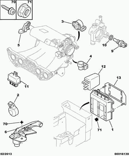 CITROËN/PEUGEOT 5946 23 - Capteur de cognement cwaw.fr