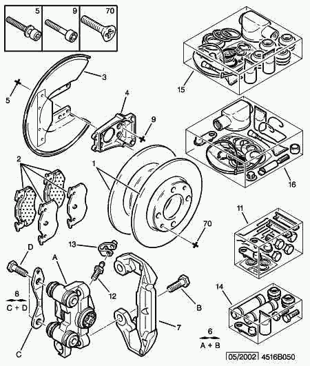 PEUGEOT 4252 74 - Kit de plaquettes de frein, frein à disque cwaw.fr