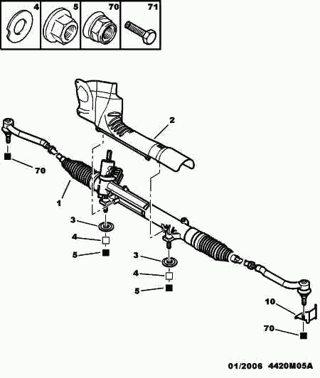 CITROËN/PEUGEOT 4000 SP - Entretoise / tige, stabilisateur cwaw.fr