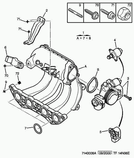 CITROËN 1920 AJ - Capteur, pression de suralimentation cwaw.fr