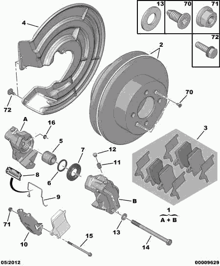 VW 4253.34 - Kit de plaquettes de frein, frein à disque cwaw.fr