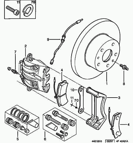 ATE-CN 4251 17 - BRAKE PAD KIT FRONT cwaw.fr