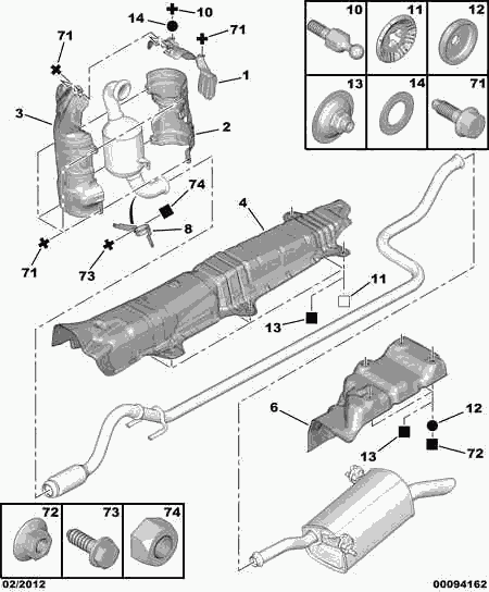 CITROËN 1723 HP - Catalyseur cwaw.fr