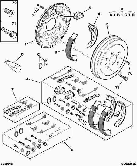 TOYOTA 4241 N2 - Jeu de mâchoires de frein cwaw.fr