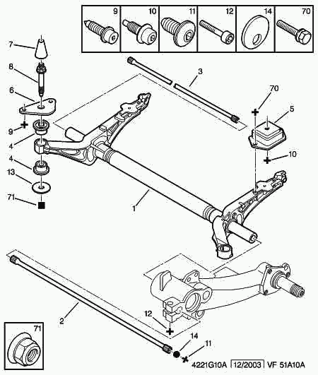 CITROËN 5131.47 - Suspension, bras de liaison cwaw.fr