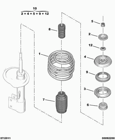 DS 5038.G0 - Coupelle de suspension cwaw.fr