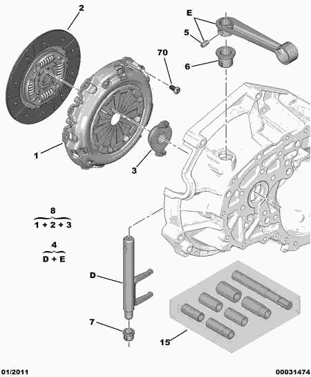 CITROËN 2050.R6 - Kit d'embrayage cwaw.fr