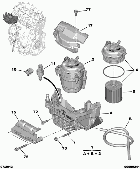 FIAT 98 013 666 80 - Filtre à carburant cwaw.fr