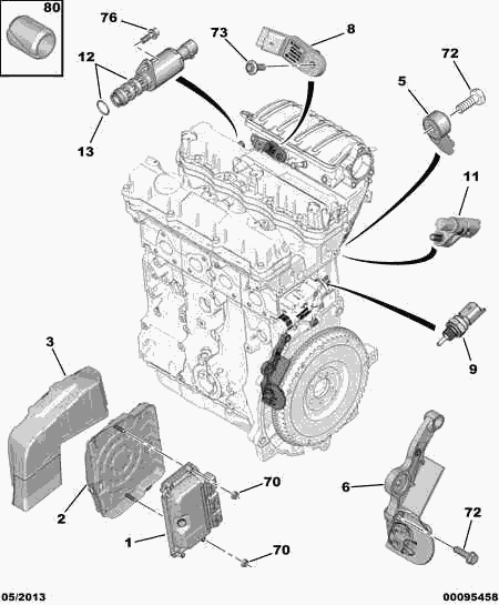 FIAT 96 367 771 80 - Sonde de température, liquide de refroidissement cwaw.fr