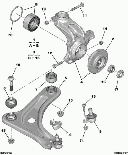 CITROËN 3640.77 - Rotule de suspension cwaw.fr