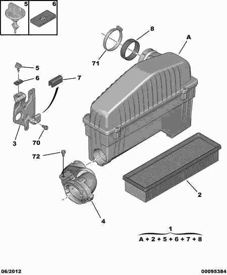 Eicher 1444 VH - Filtre à air cwaw.fr