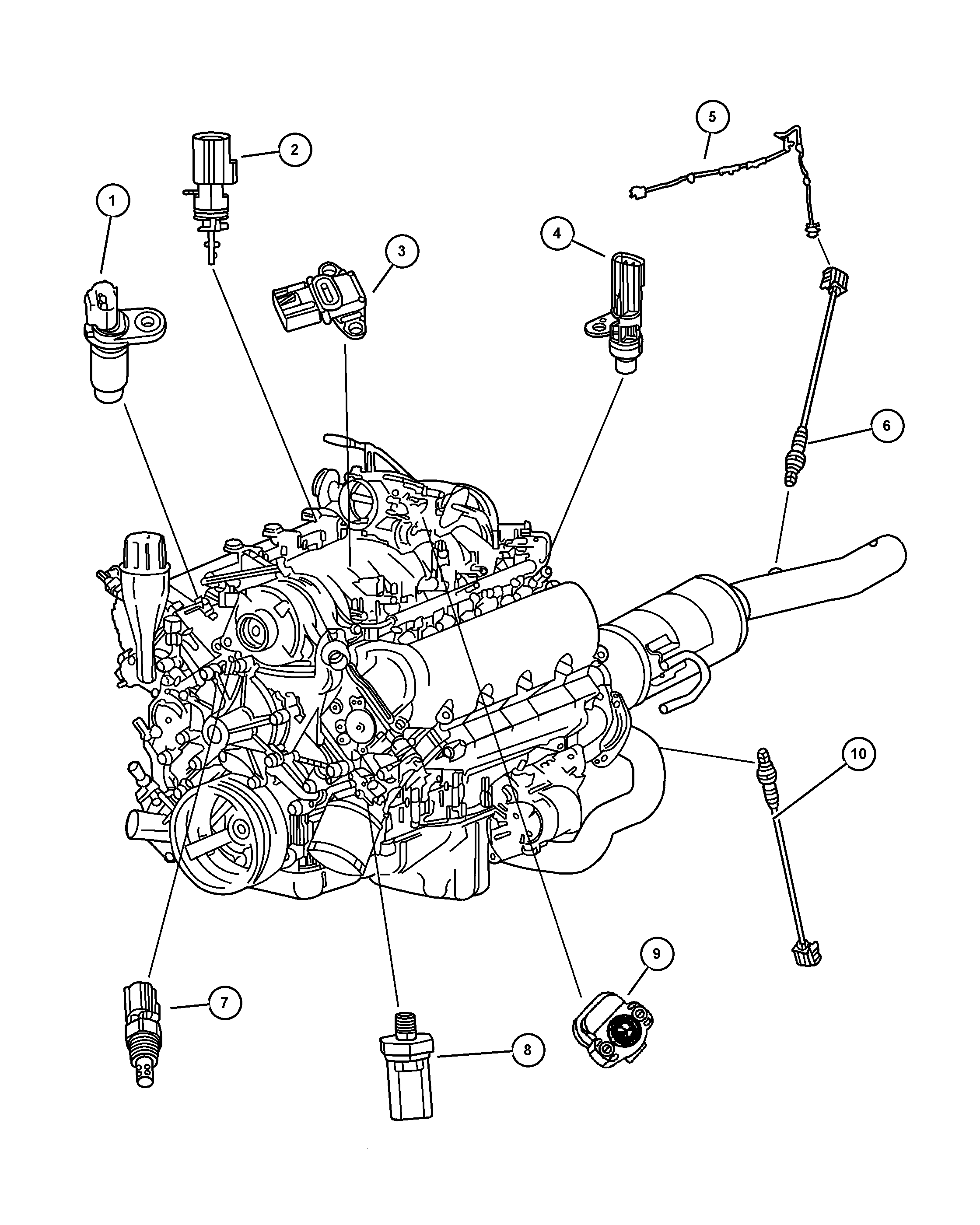 Jeep 56028 133AE - Capteur d'angle, vilebrequin cwaw.fr