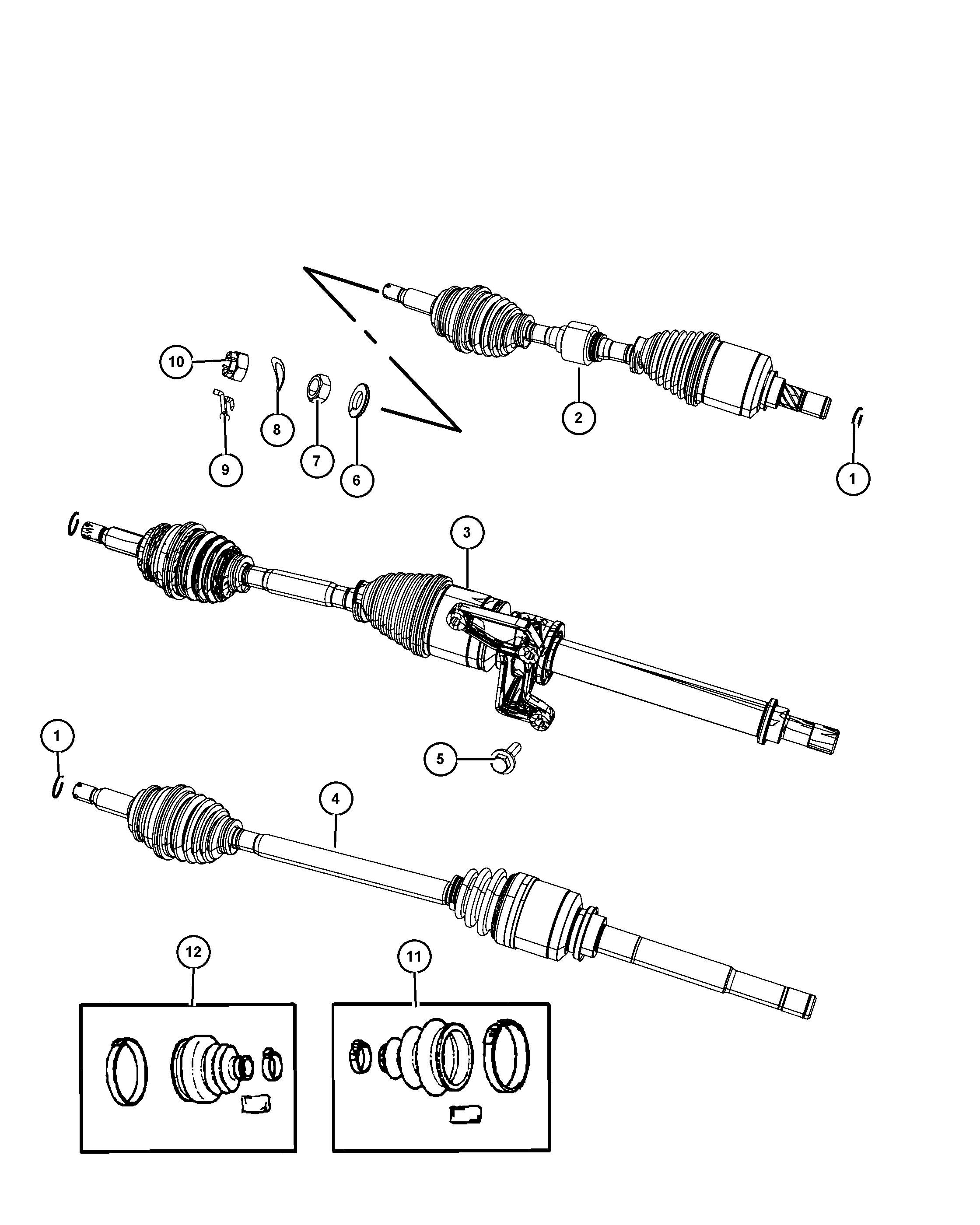 Chrysler 5085 220AB - Arbre de transmission cwaw.fr