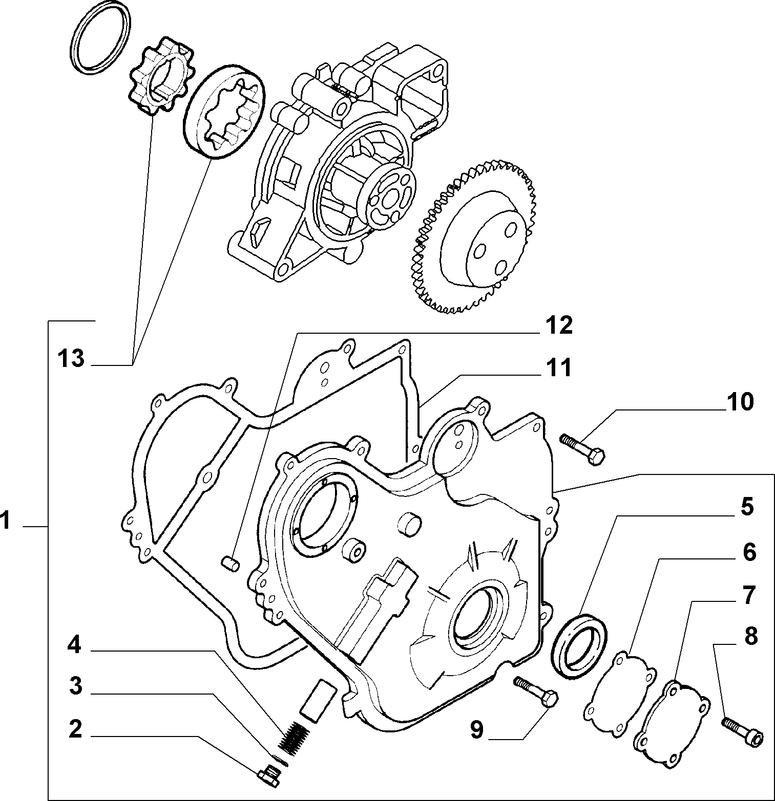 Opel 71739386 - Bague d'étanchéité, vilebrequin cwaw.fr