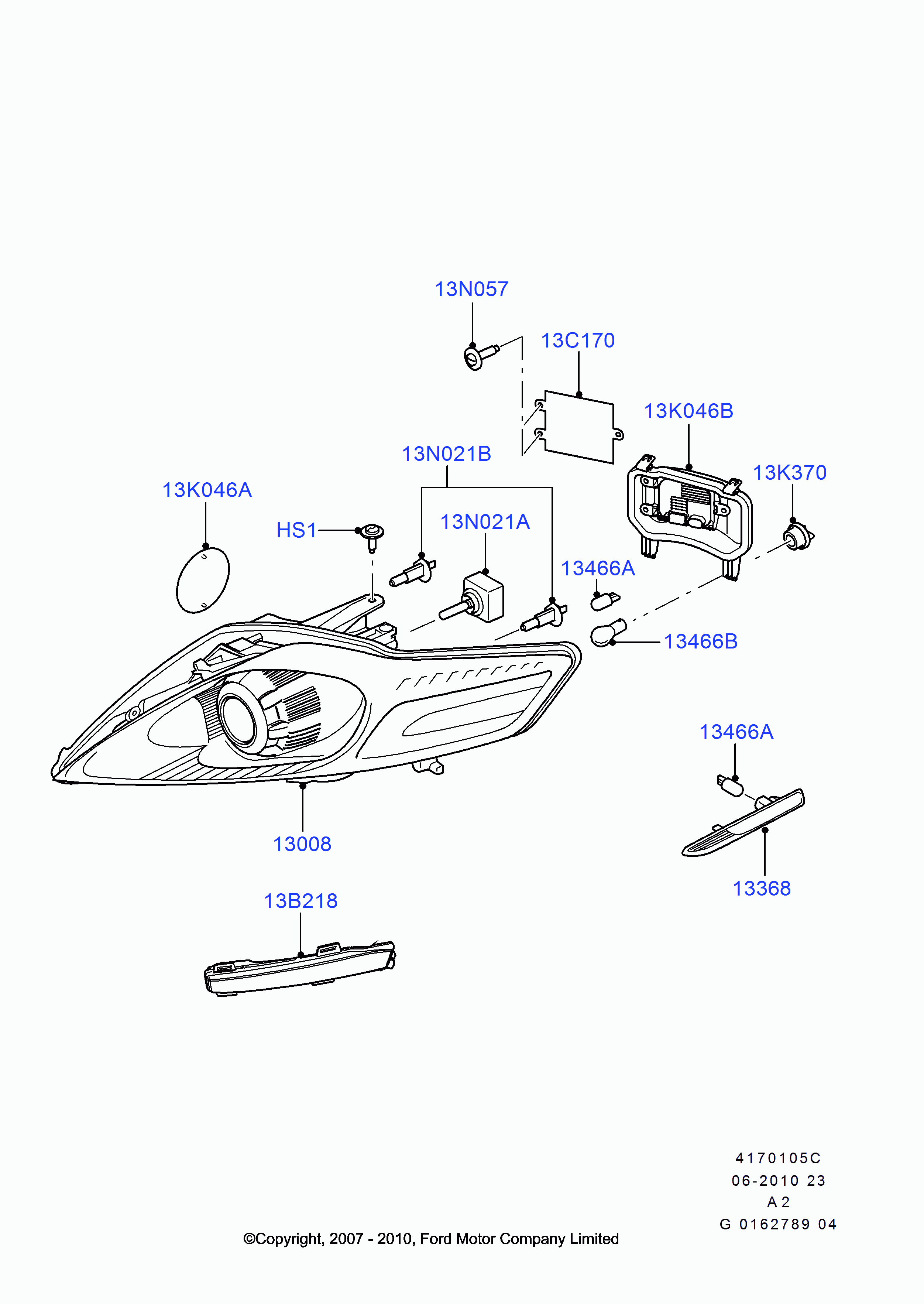 FORD 4 599 268 - Ampoule, projecteur longue portée cwaw.fr