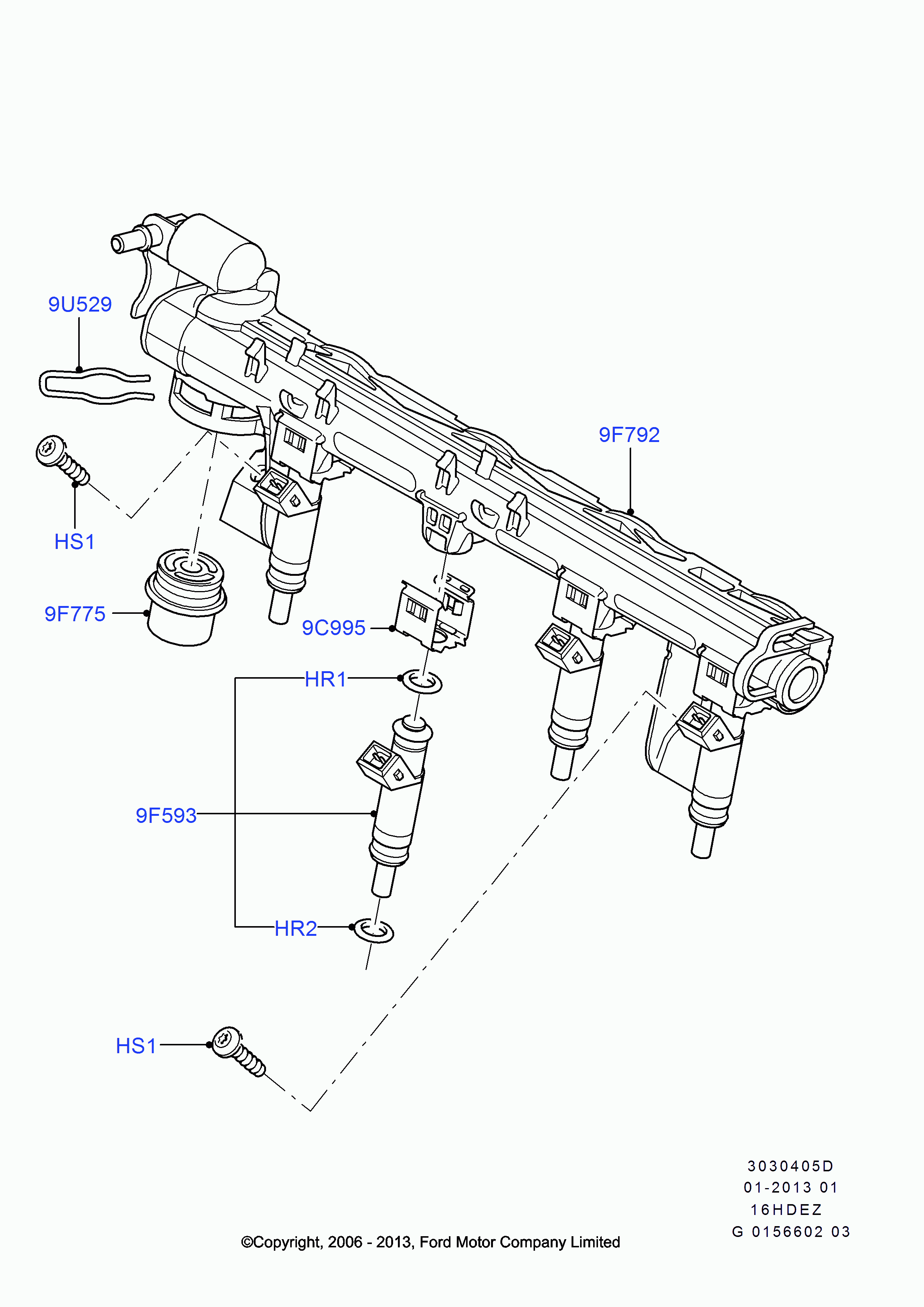 FORD 1 346 226 - Bague d'étanchéité, injecteur cwaw.fr