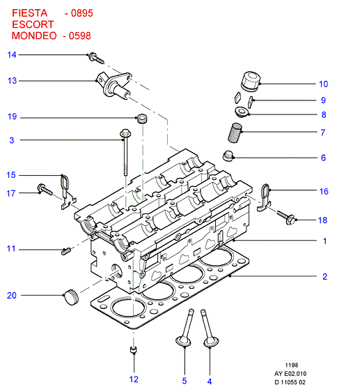 FORD 1043175 - Poussoir de soupape cwaw.fr