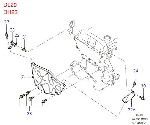 Suzuki 1 003 437 - Suspension, bras de liaison cwaw.fr