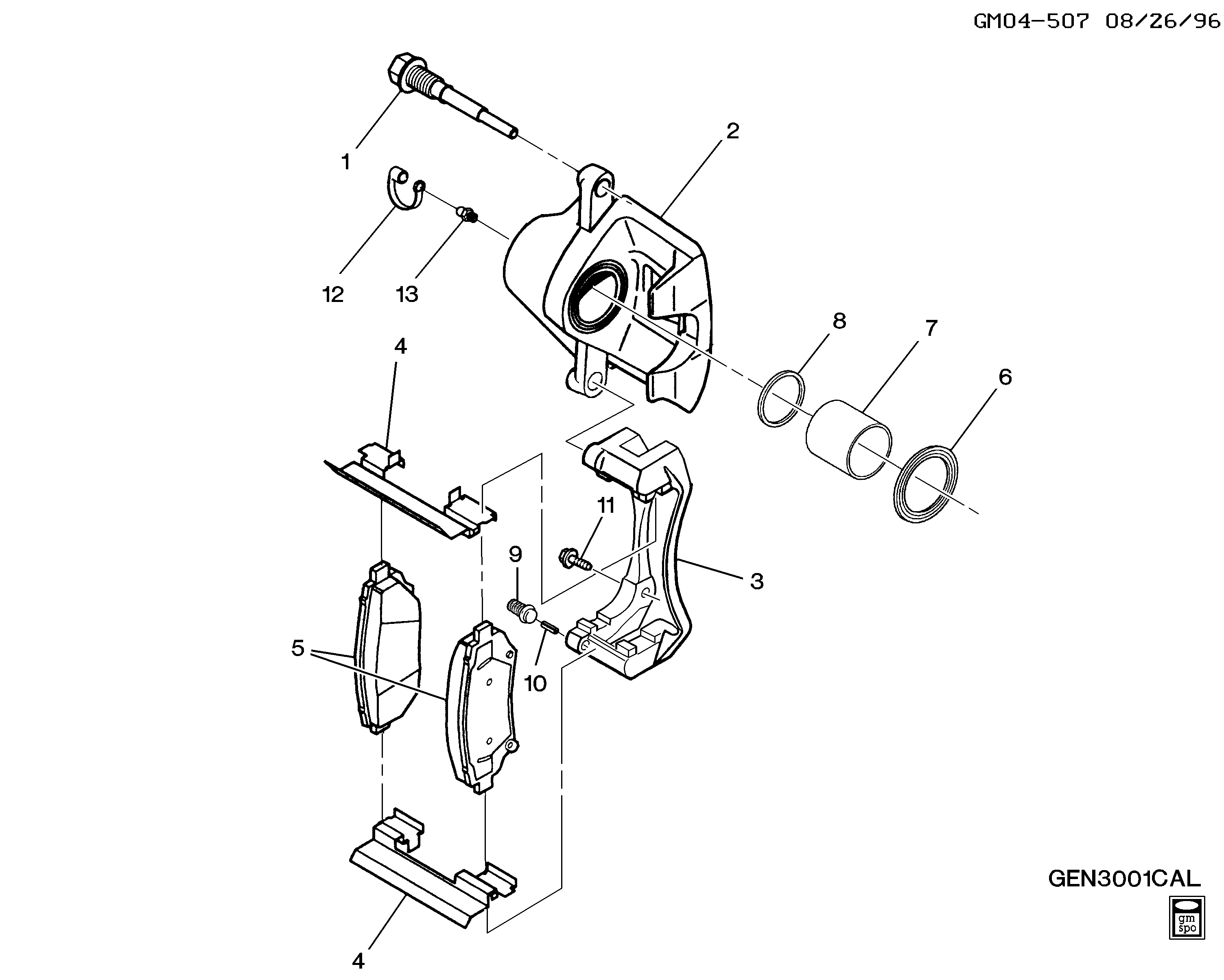 Pontiac 19242606 - PAD KIT,FRT DISC BRK(INCLS 4-5)(ACDelco #171-656) cwaw.fr