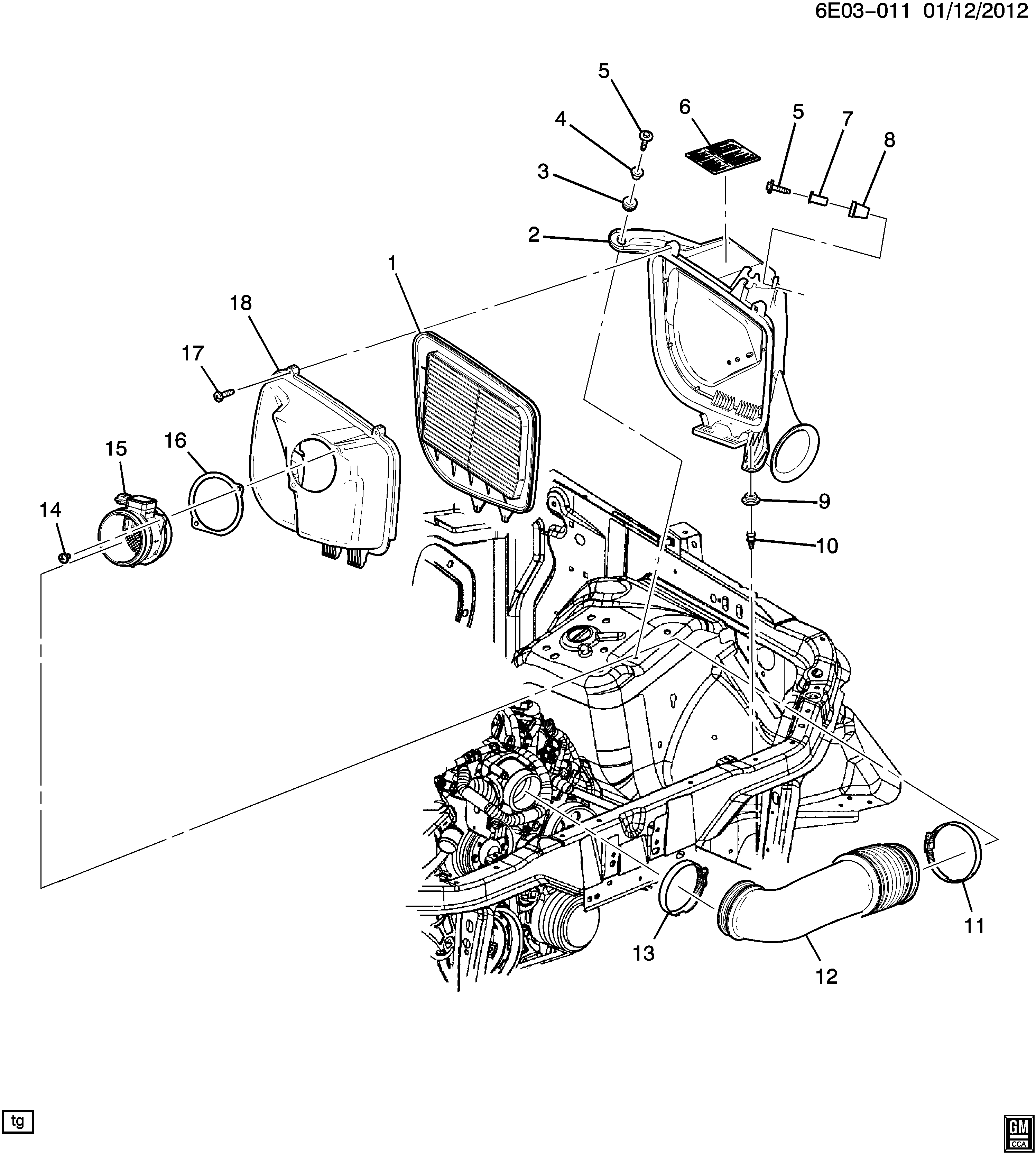 General Motors 12566846 - Débitmètre de masse d'air cwaw.fr