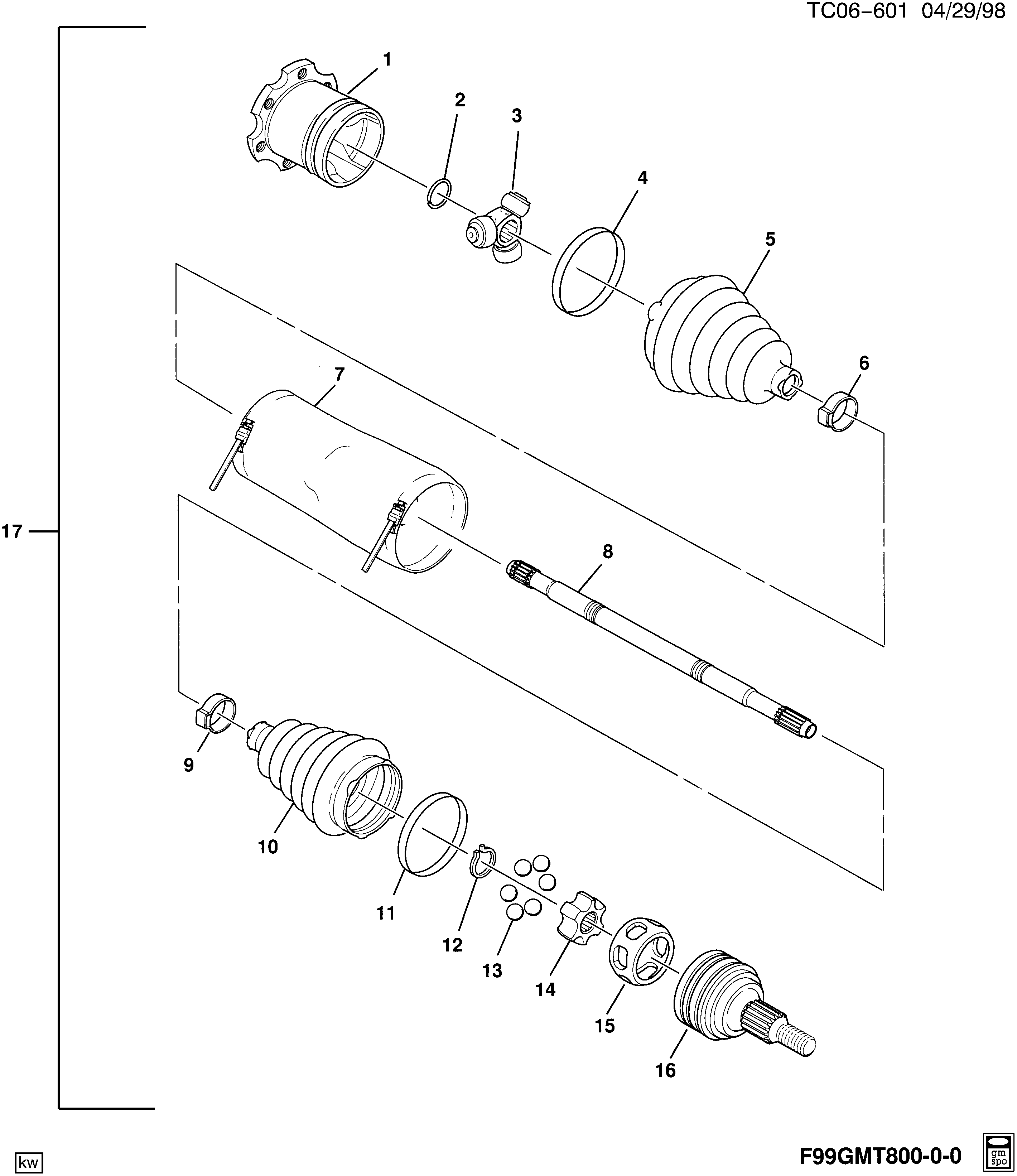 General Motors 19256071 - Joint-soufflet, arbre de commande cwaw.fr