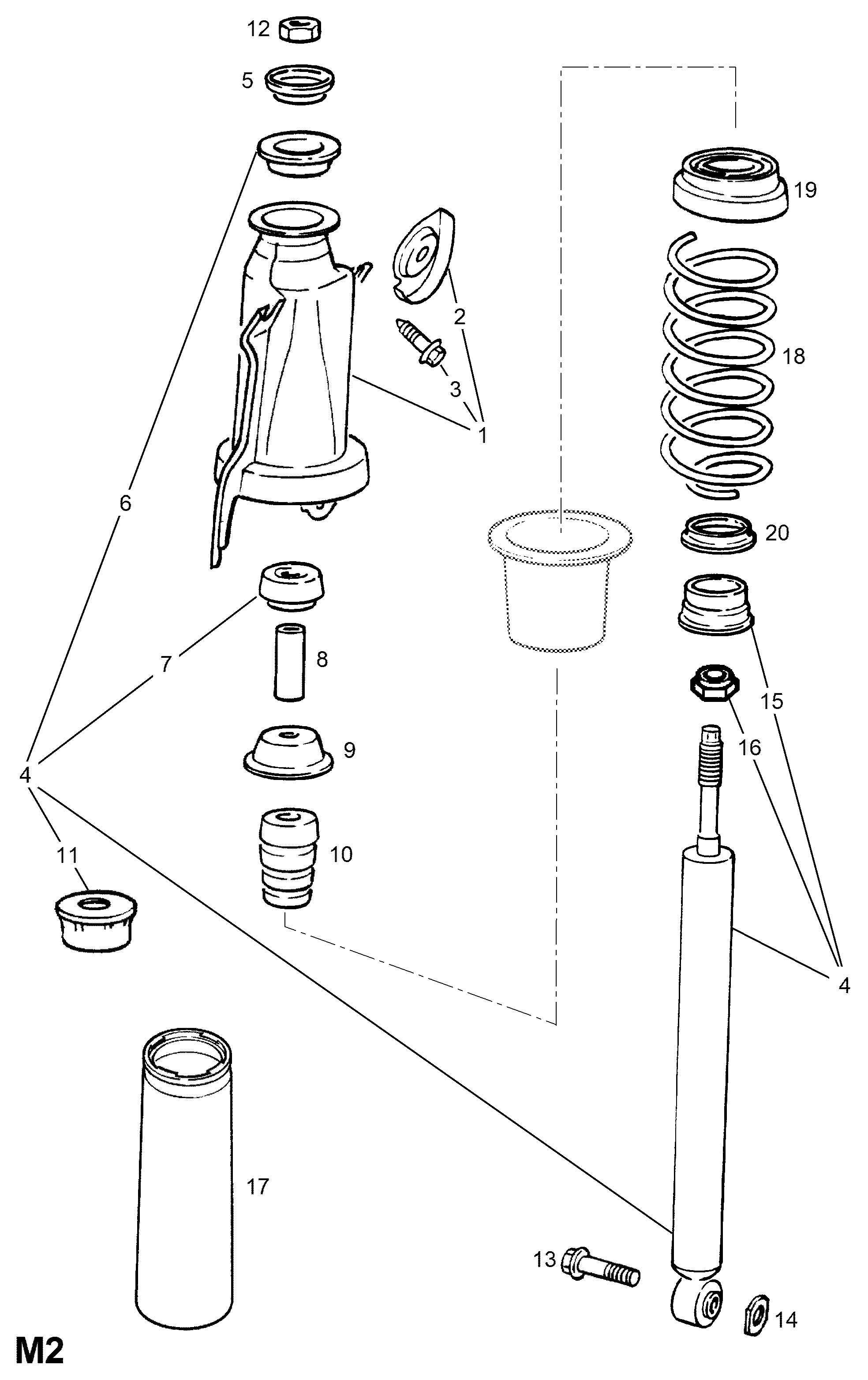 Opel 436 271 - Amortisseur cwaw.fr