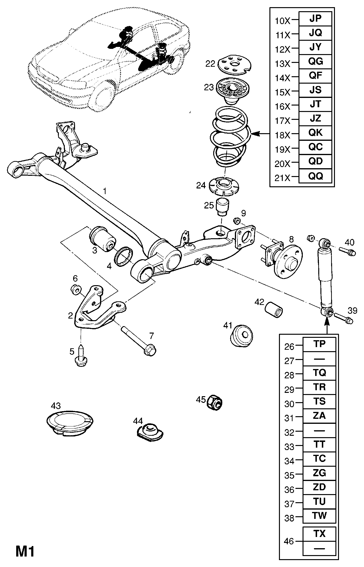 Opel 4 36 185 - Amortisseur cwaw.fr