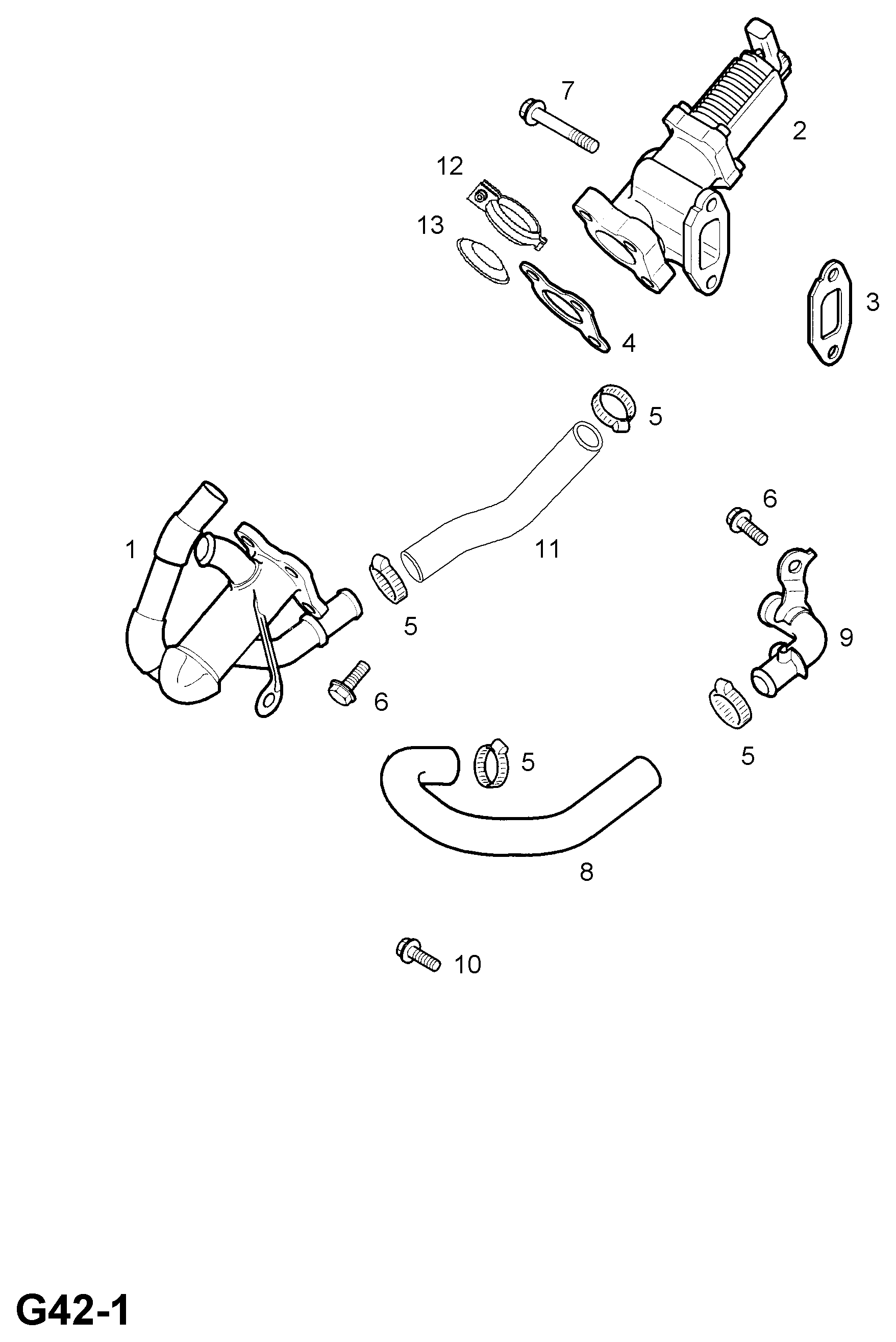 Opel 851758 - Vanne EGR cwaw.fr