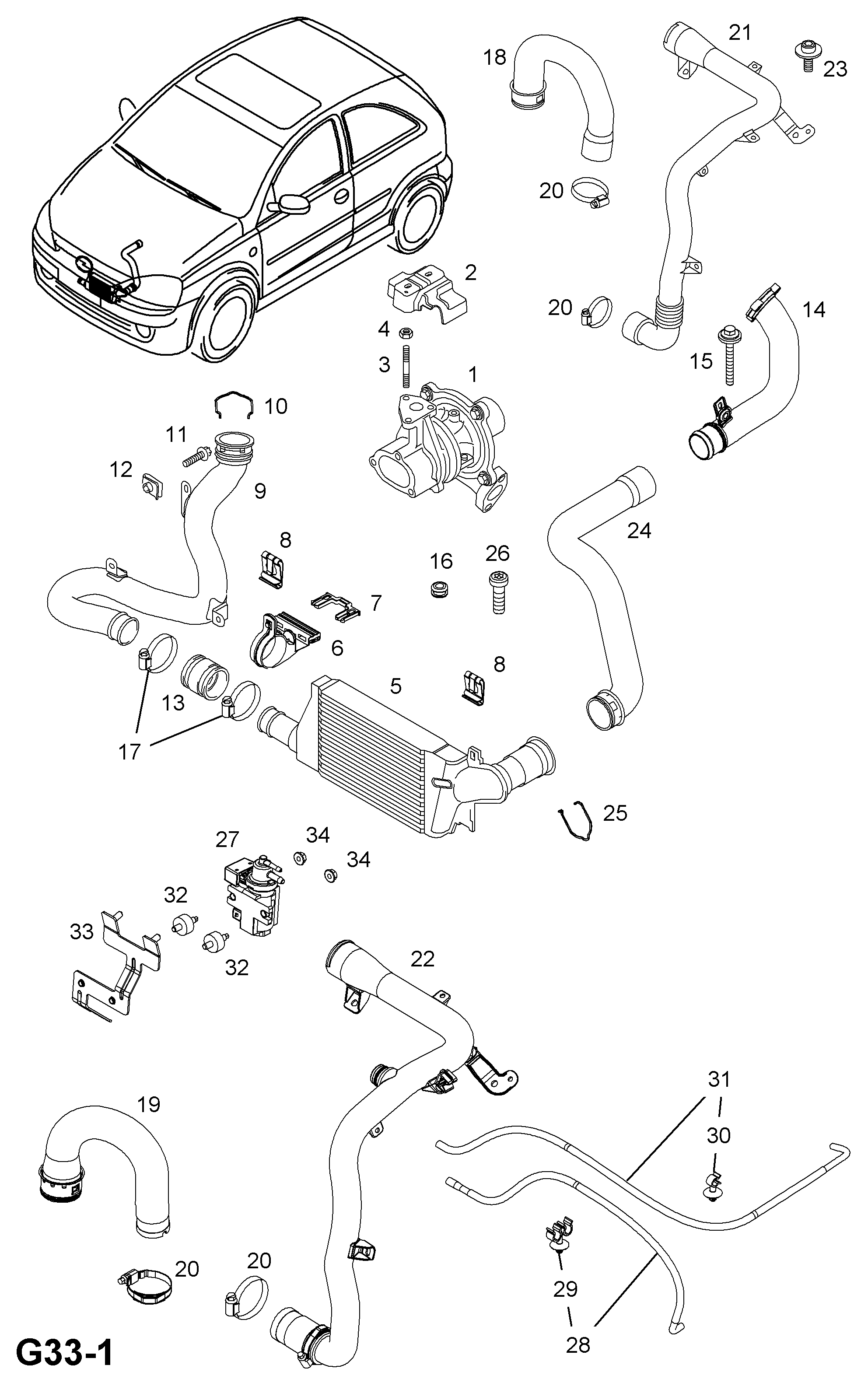 Opel 860586 - Turbocompresseur, suralimentation cwaw.fr