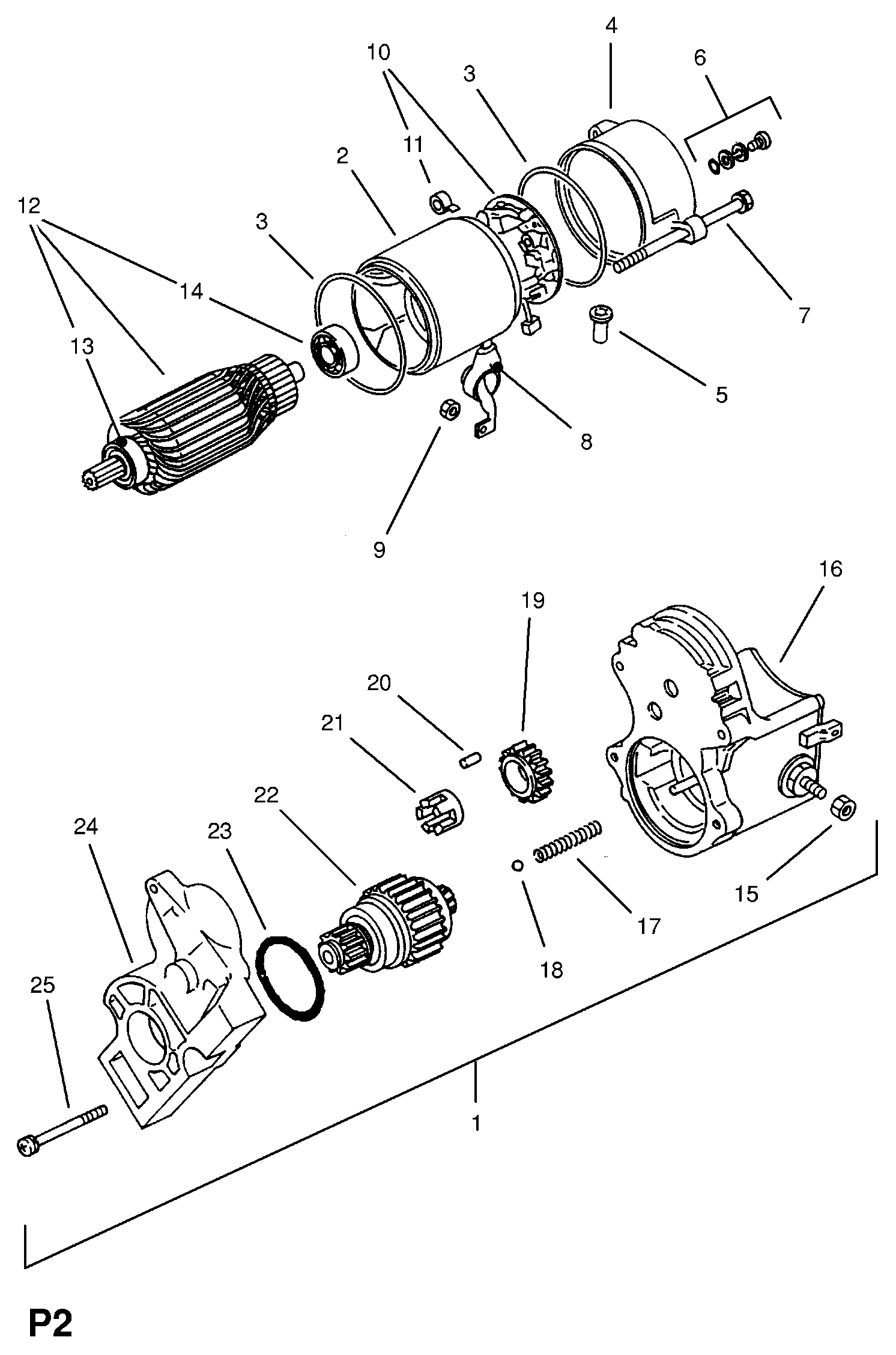 Opel R1040035 - Démarreur cwaw.fr