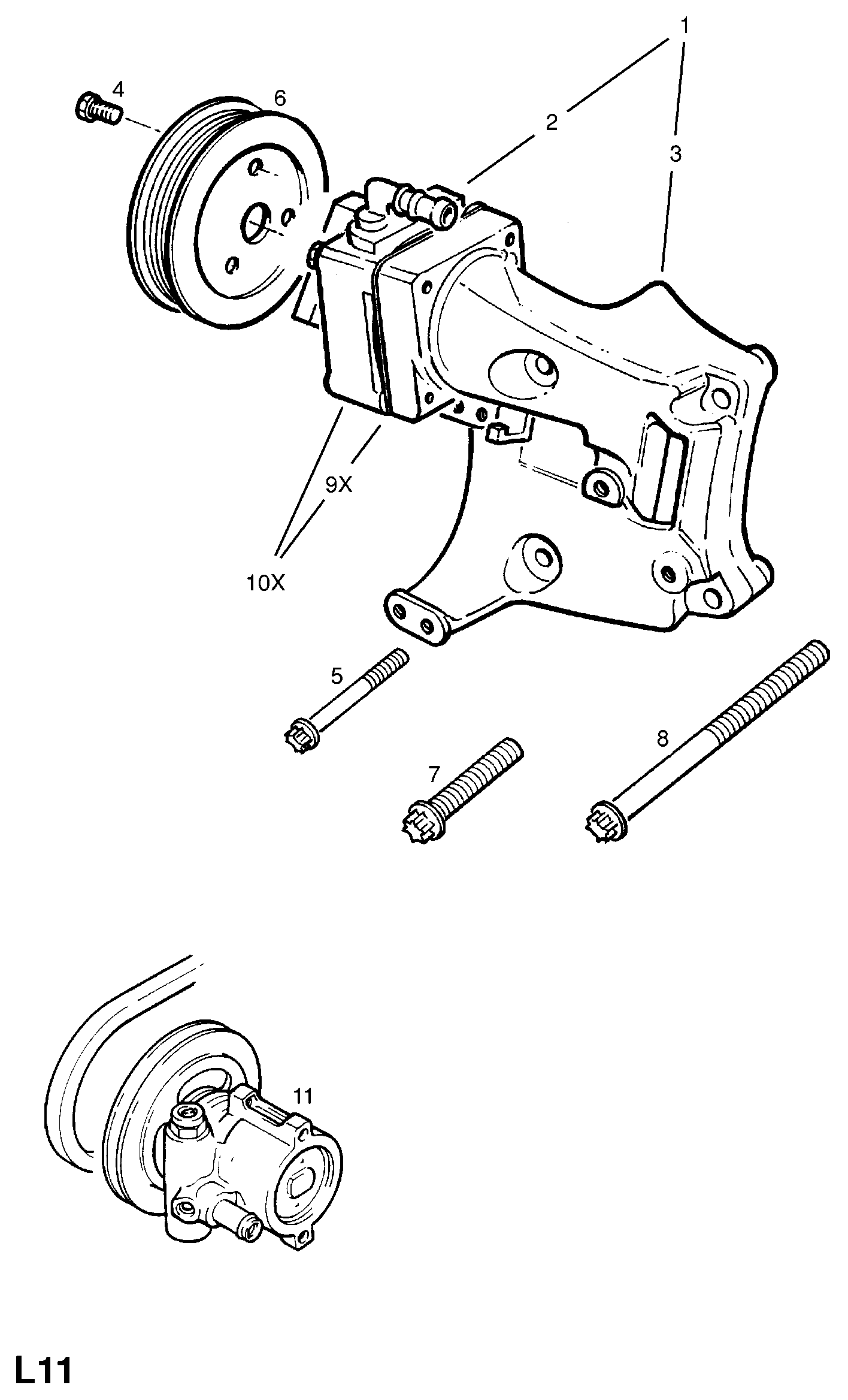 Opel 59 48 024 - Pompe hydraulique, direction cwaw.fr