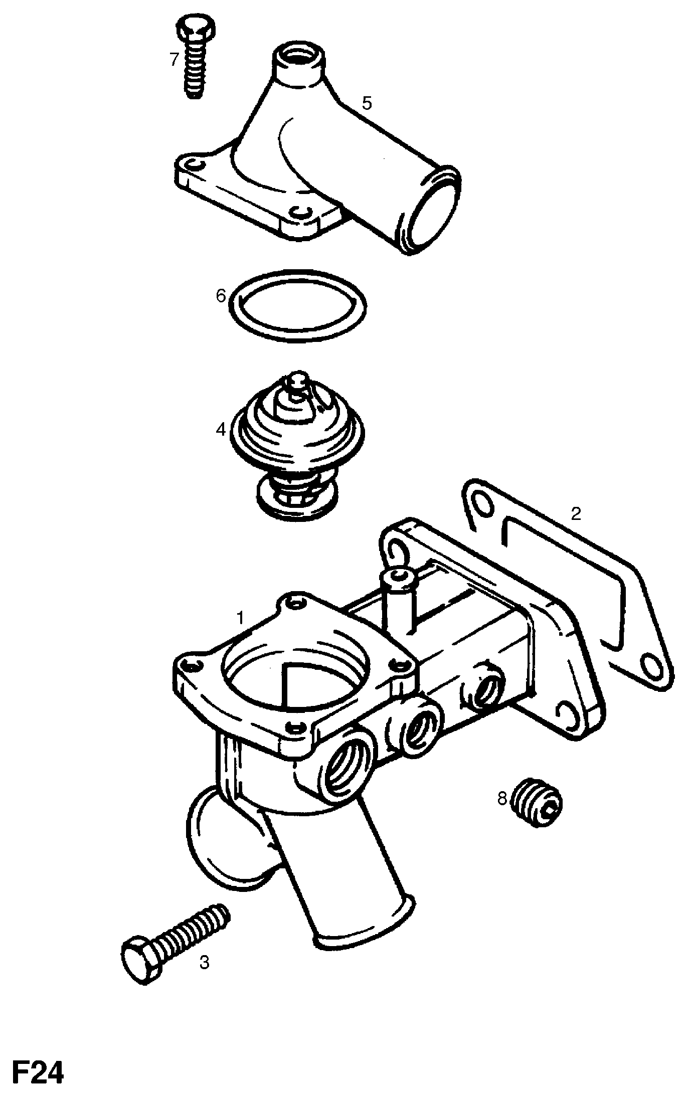 General Motors 1338038 - Thermostat d'eau cwaw.fr