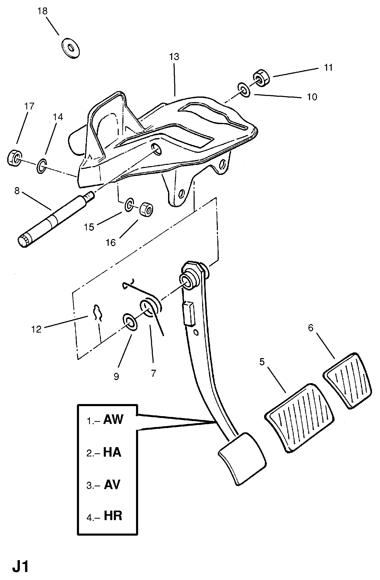 ALLINQUANT 560189 - SPRING, RETURN, BRAKE PEDAL, LHD cwaw.fr