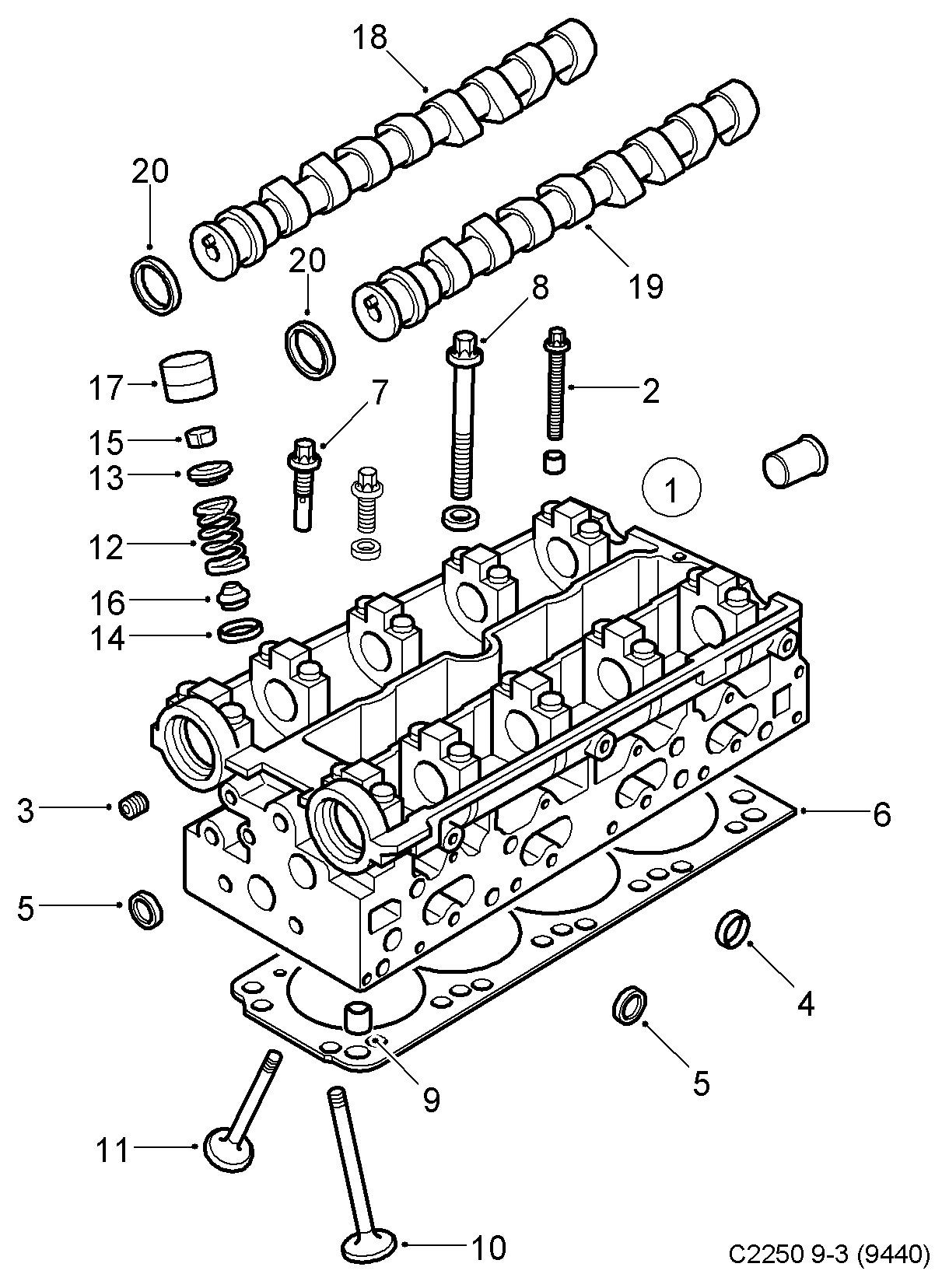 General Motors 90298390 - Bague d'étanchéité, arbre à cames cwaw.fr