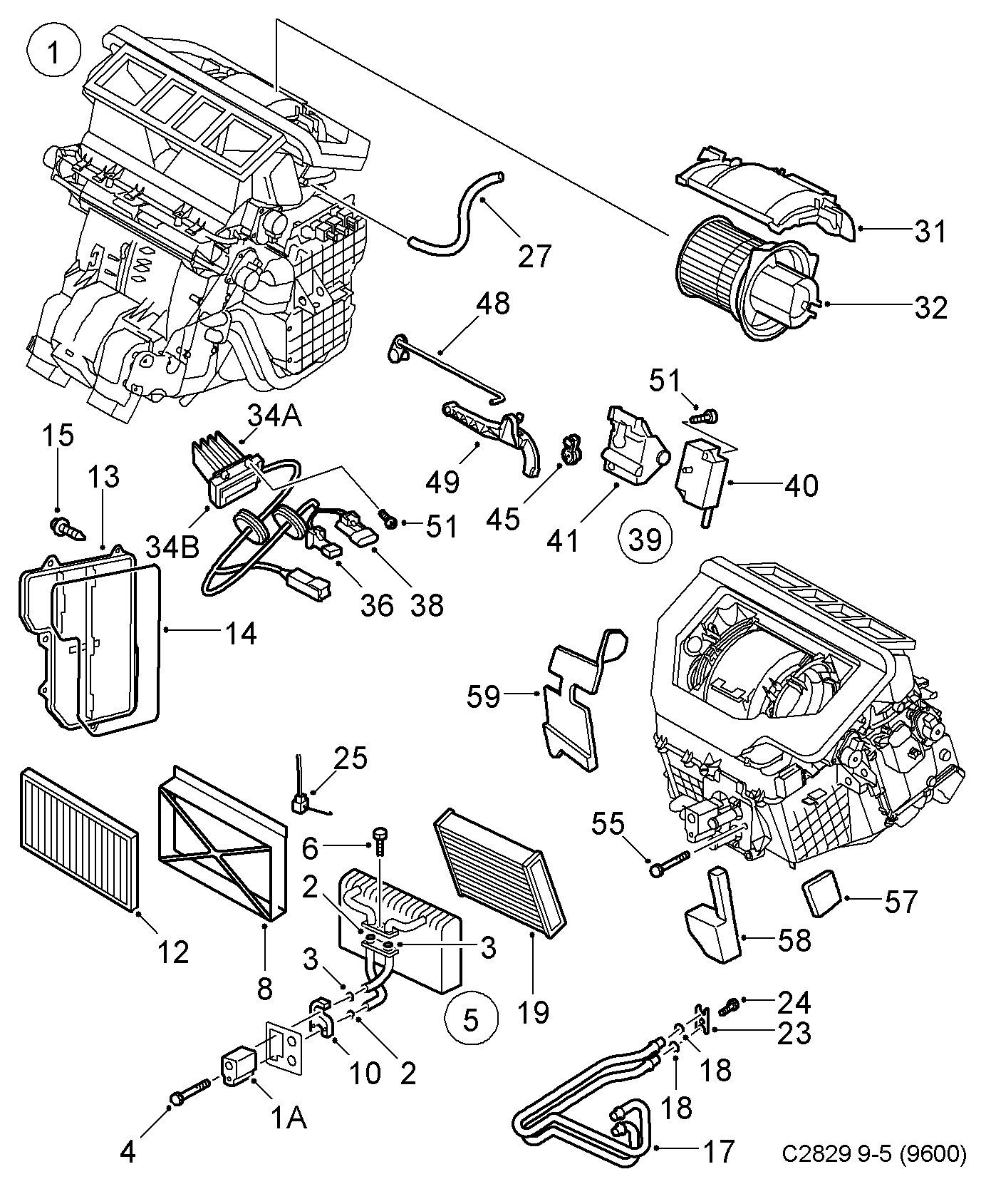 SAAB 12758728 - Filtre, air de l'habitacle cwaw.fr