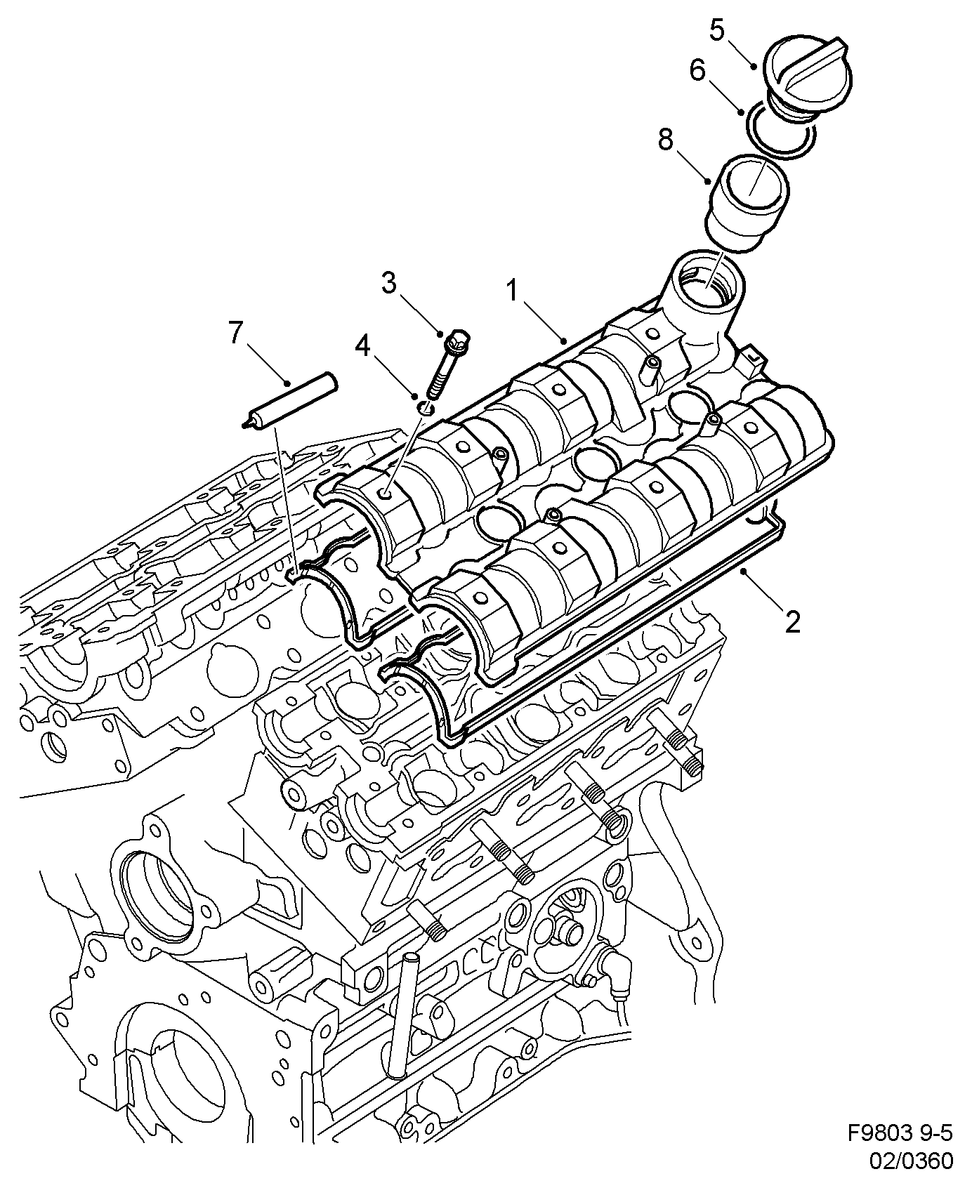 Opel 24 450 871 - Joint de cache culbuteurs cwaw.fr