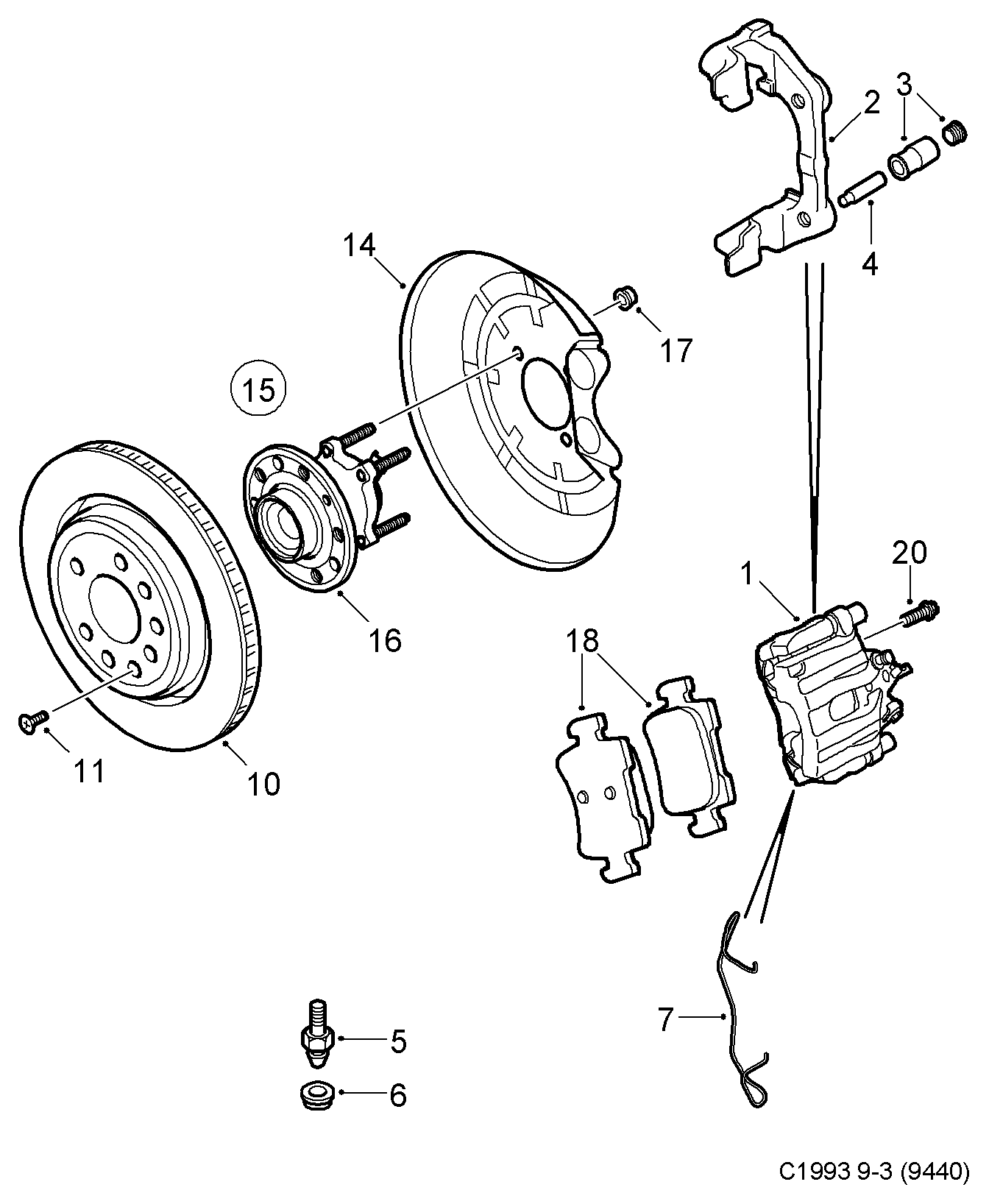 TVR 93 18 3140 - Kit de plaquettes de frein, frein à disque cwaw.fr