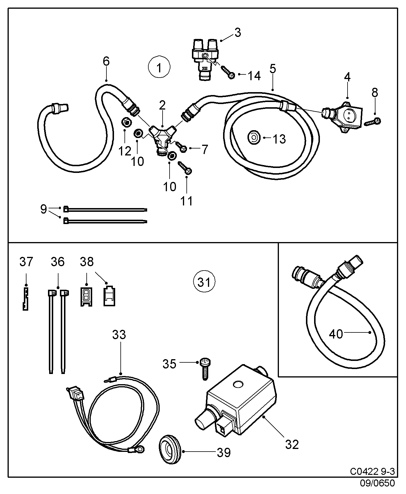 Vauxhall 9121112 - Jeu de courroies trapézoïdales à nervures cwaw.fr