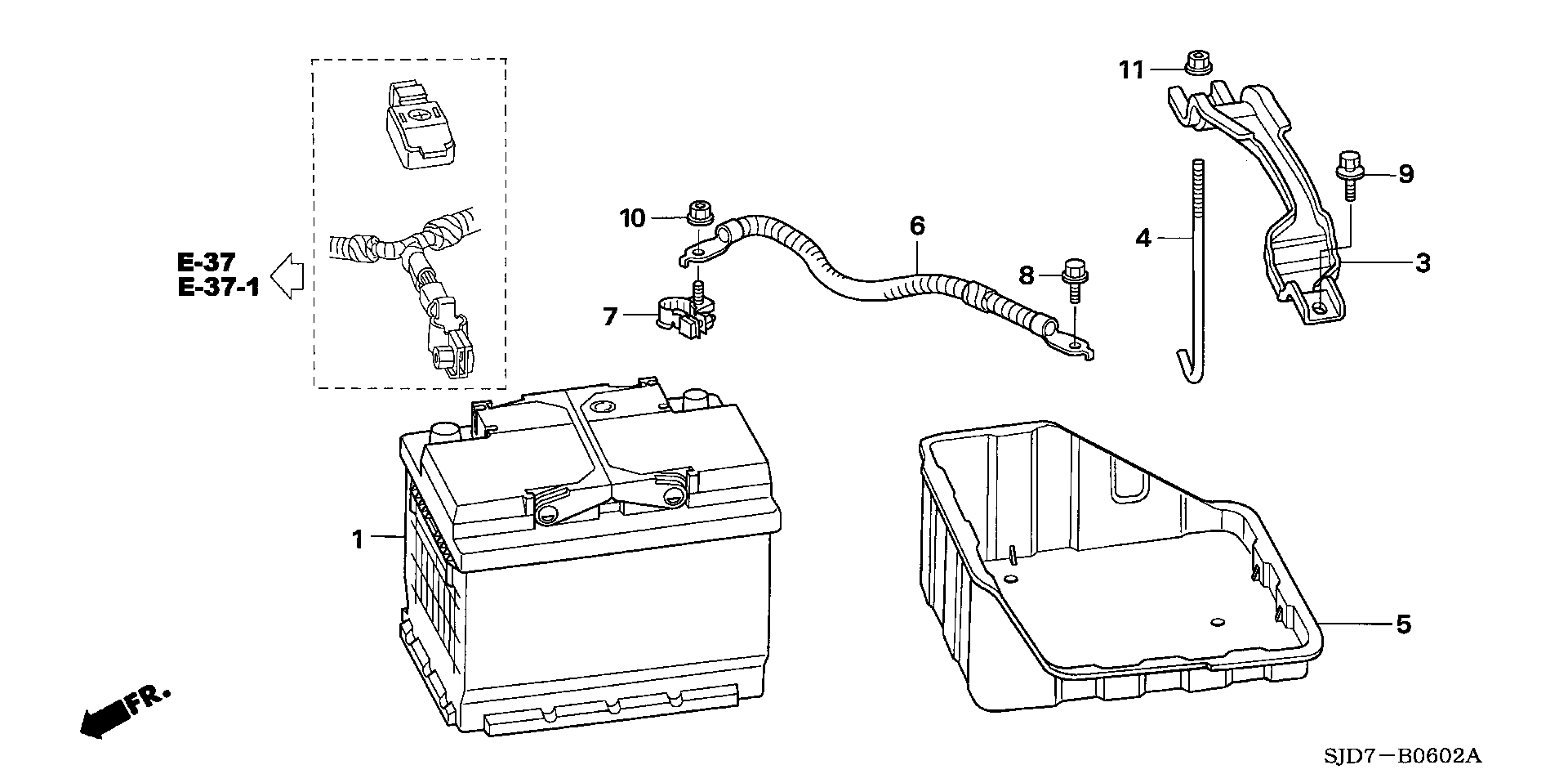 Honda 31500-SEF-E00 - Batterie de démarrage cwaw.fr