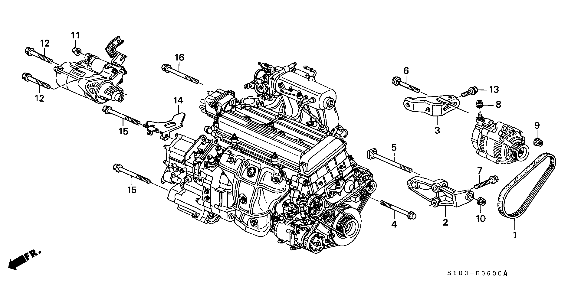 Honda 31110-P3F-004 - Courroie trapézoïdale à nervures cwaw.fr