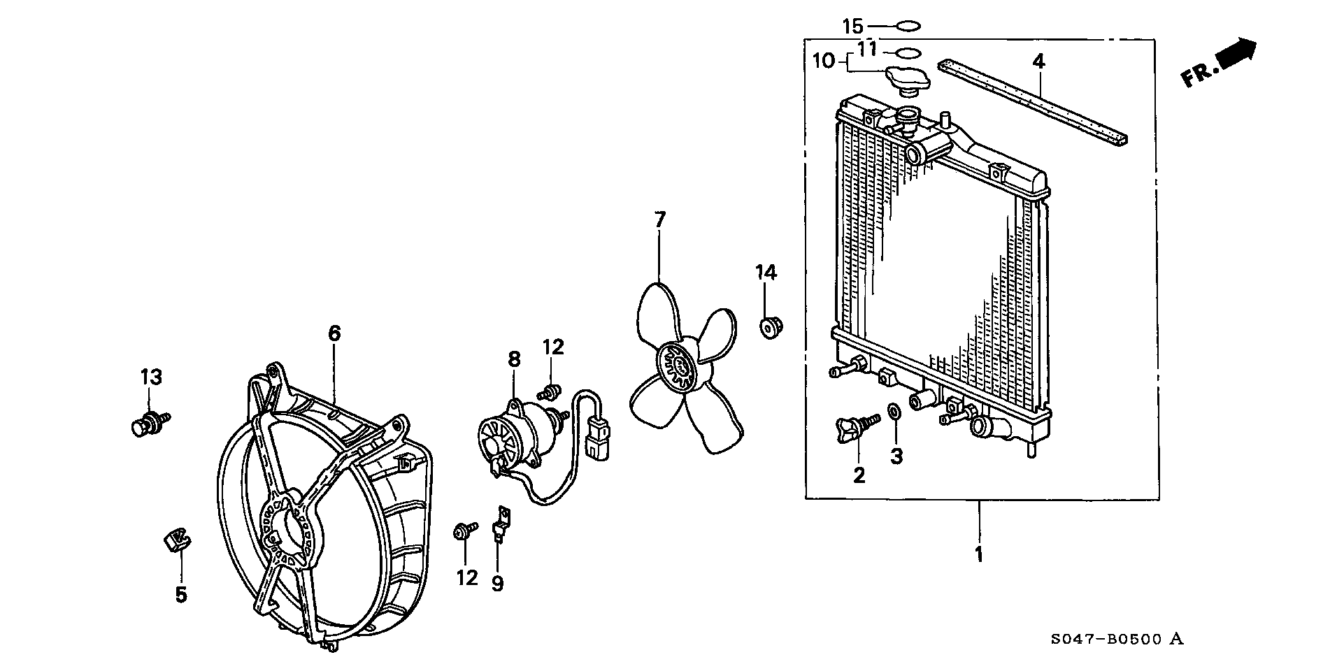 Honda 19045-P08-013 - Bouchon de radiateur cwaw.fr