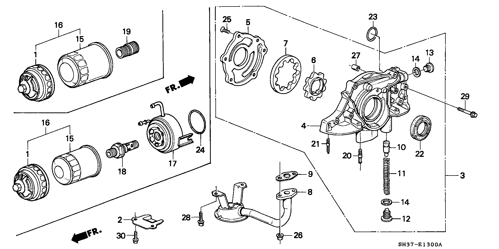 Honda 91212PE1721 - Bague d'étanchéité, vilebrequin cwaw.fr