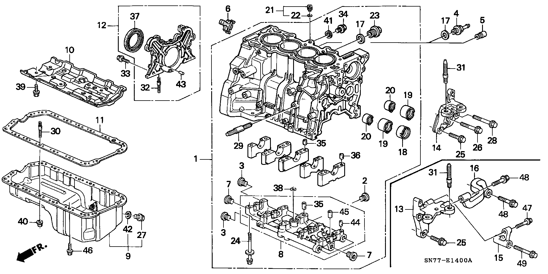 Honda 91214-P7A-004 - Bague d'étanchéité, vilebrequin cwaw.fr