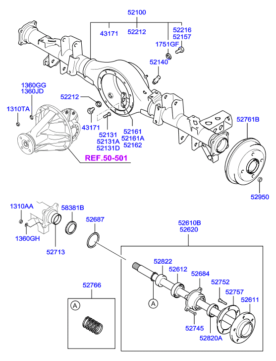 KIA 52810-4A000 - Kit de roulements de roue cwaw.fr