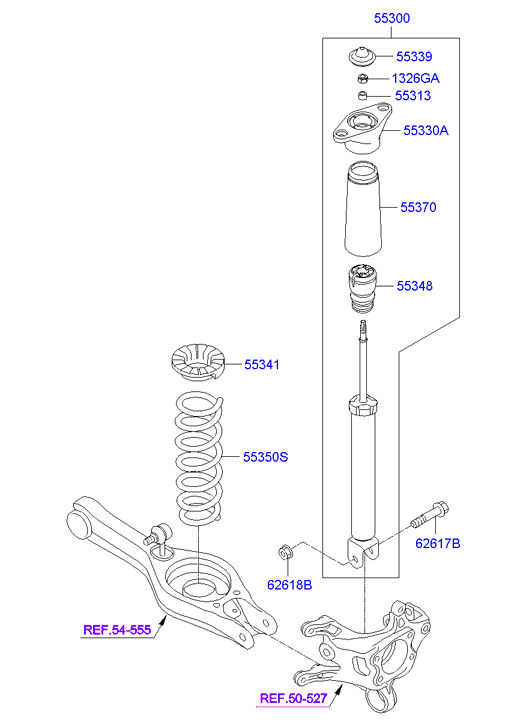 Buessing 55300-A6070 - Amortisseur cwaw.fr