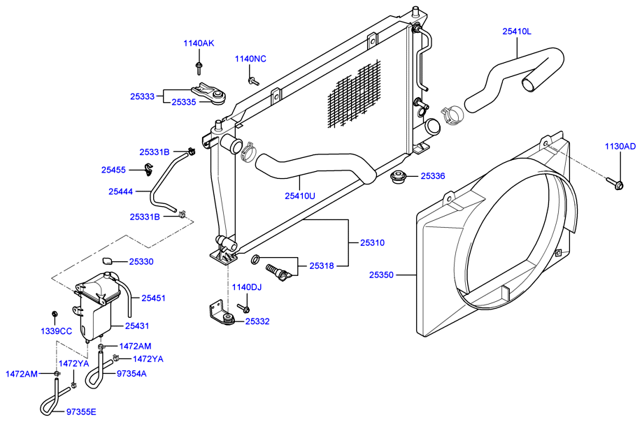 Hyundai 2533017000 - Bouchon de radiateur cwaw.fr