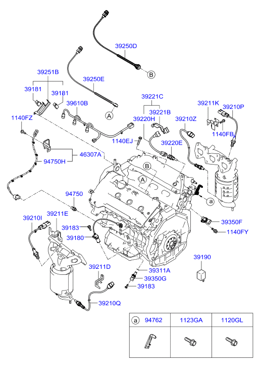 KIA 392103E140 - Sonde lambda cwaw.fr