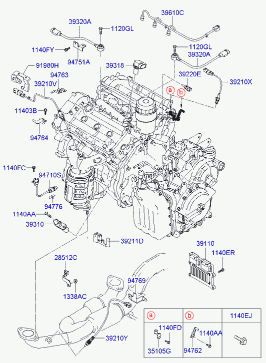 KIA 39210-3C200 - Sonde lambda cwaw.fr